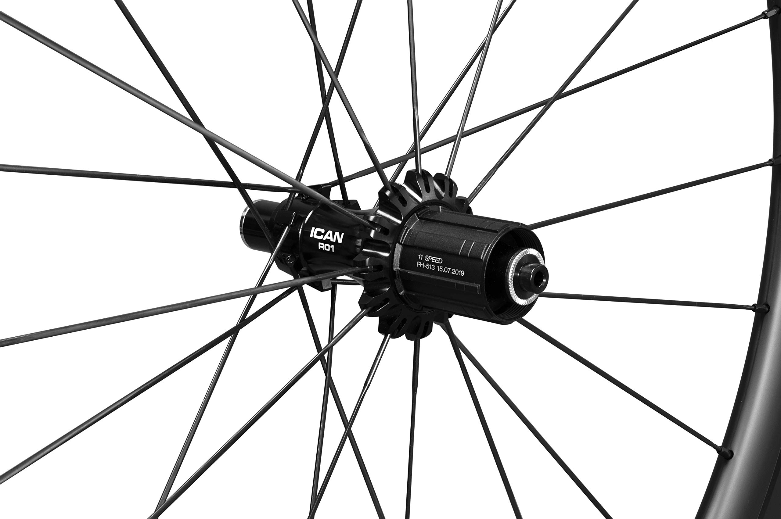 Amazon.com : ICAN AERO 55 1381g Light Carbon Road Bike Wheelset